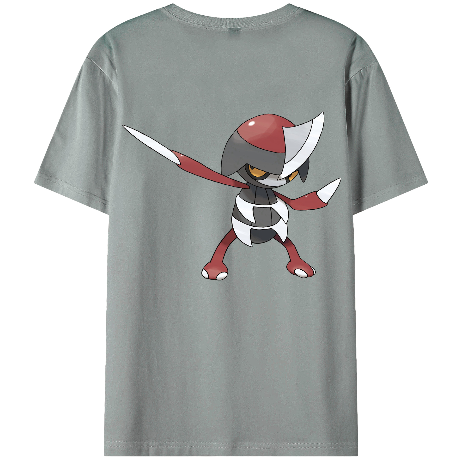 （画像用） ポケットモンスター Pokémon 綿100％ メンズ半袖Tシャツ（バックプリント） 通気性